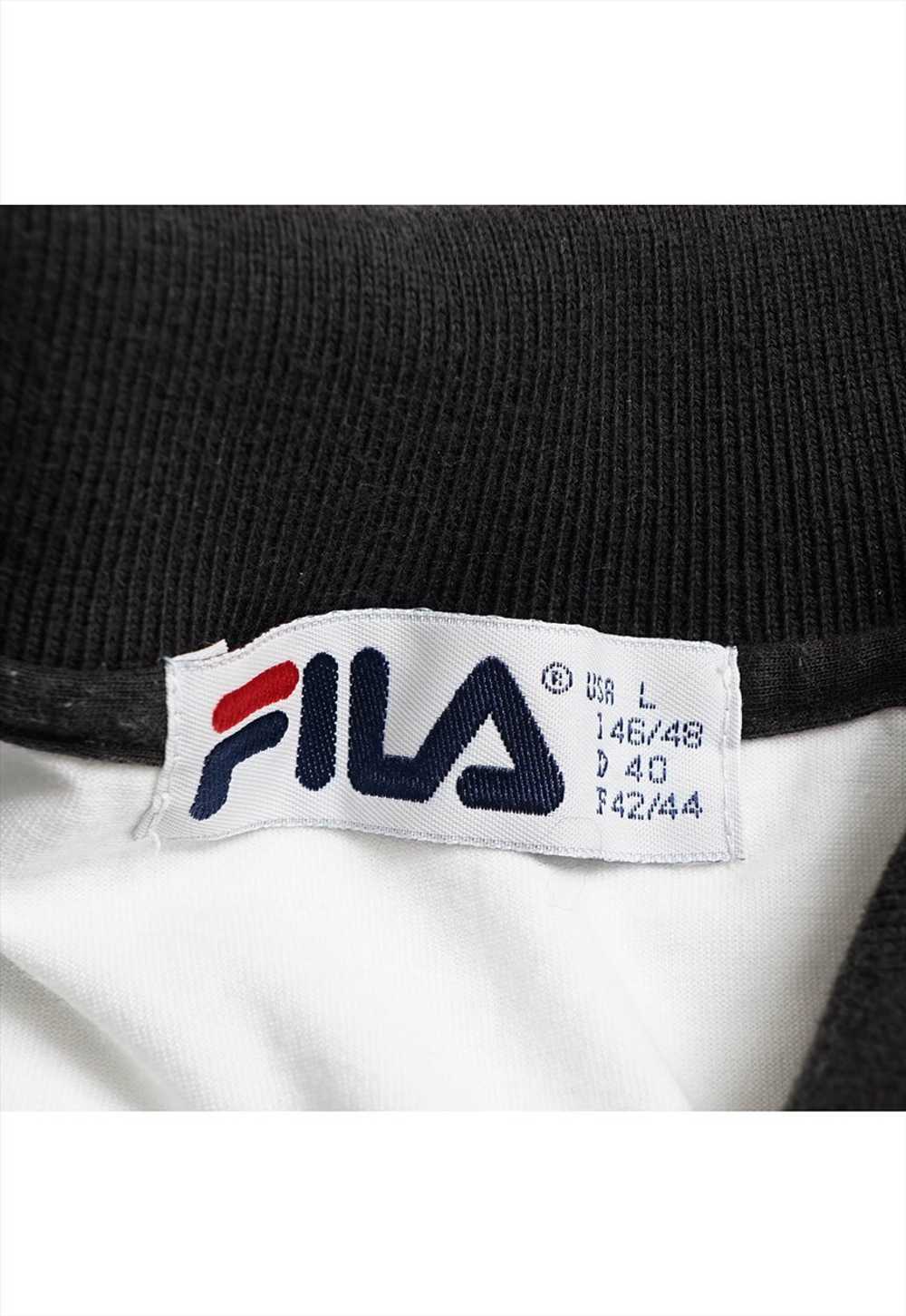 Vintage Fila White Sports Polo Shirt Mens - image 4