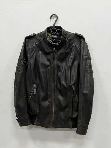 Bmw × Leather Jacket × MOTO Vintage BMW Leather Mo