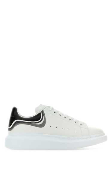 Alexander McQueen White Leather Sneakers With Mult