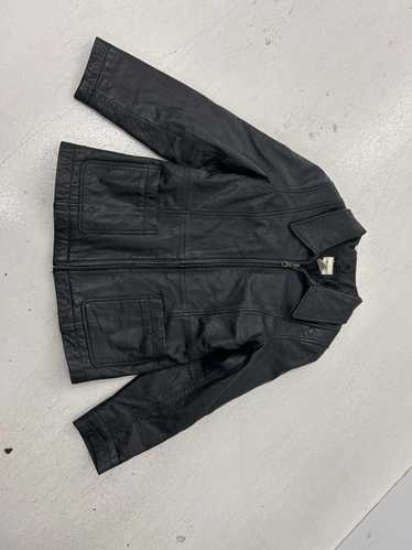Designer Cherokee Zip Fitted Grunge Leather Jacket