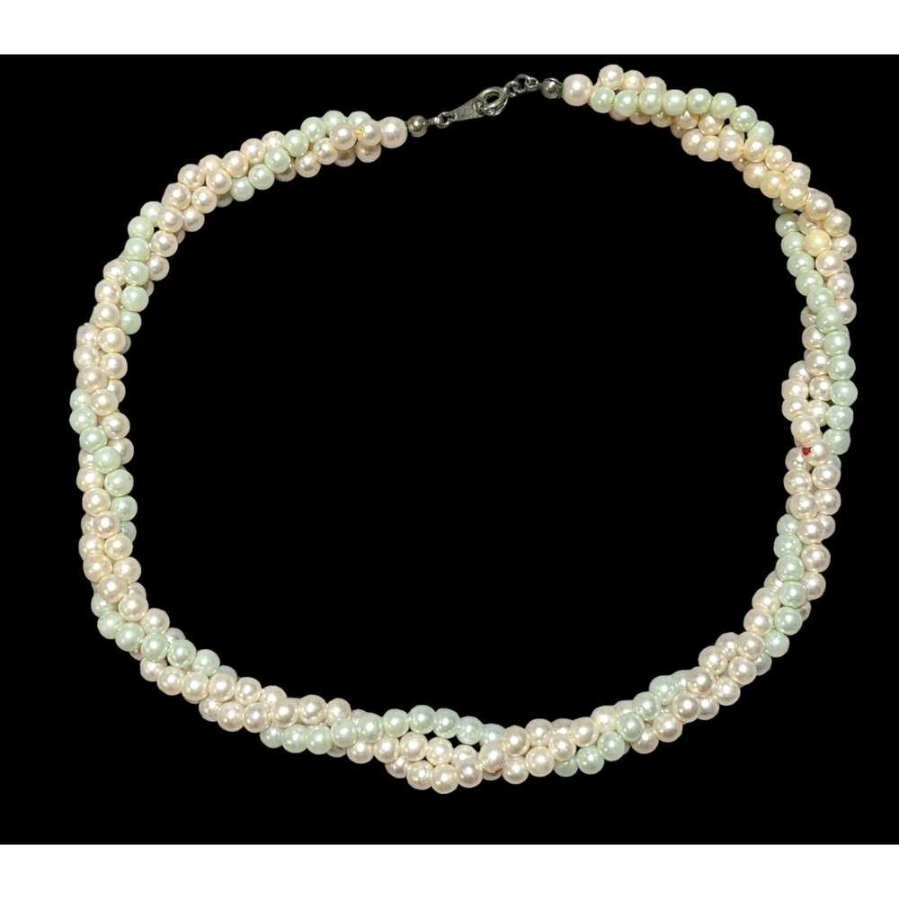 Other Twisted Pastel Pearl Necklace - image 1