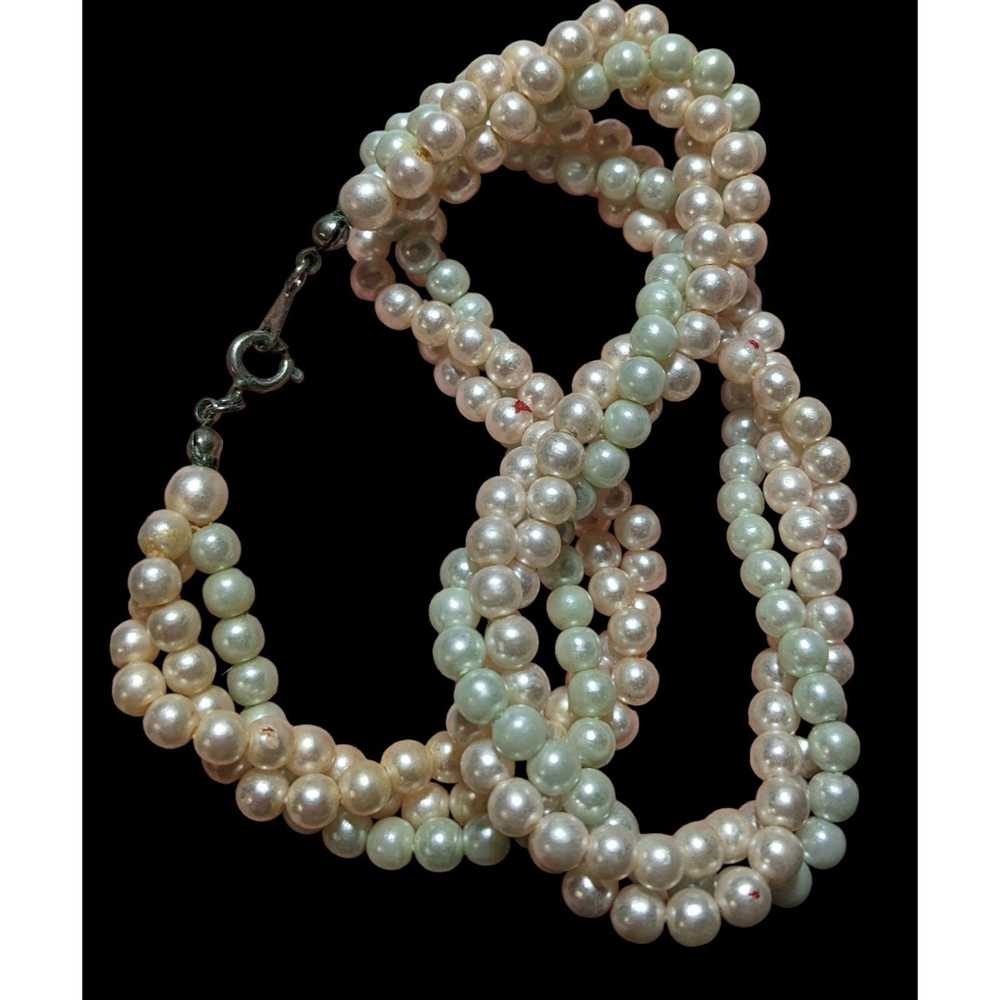 Other Twisted Pastel Pearl Necklace - image 2