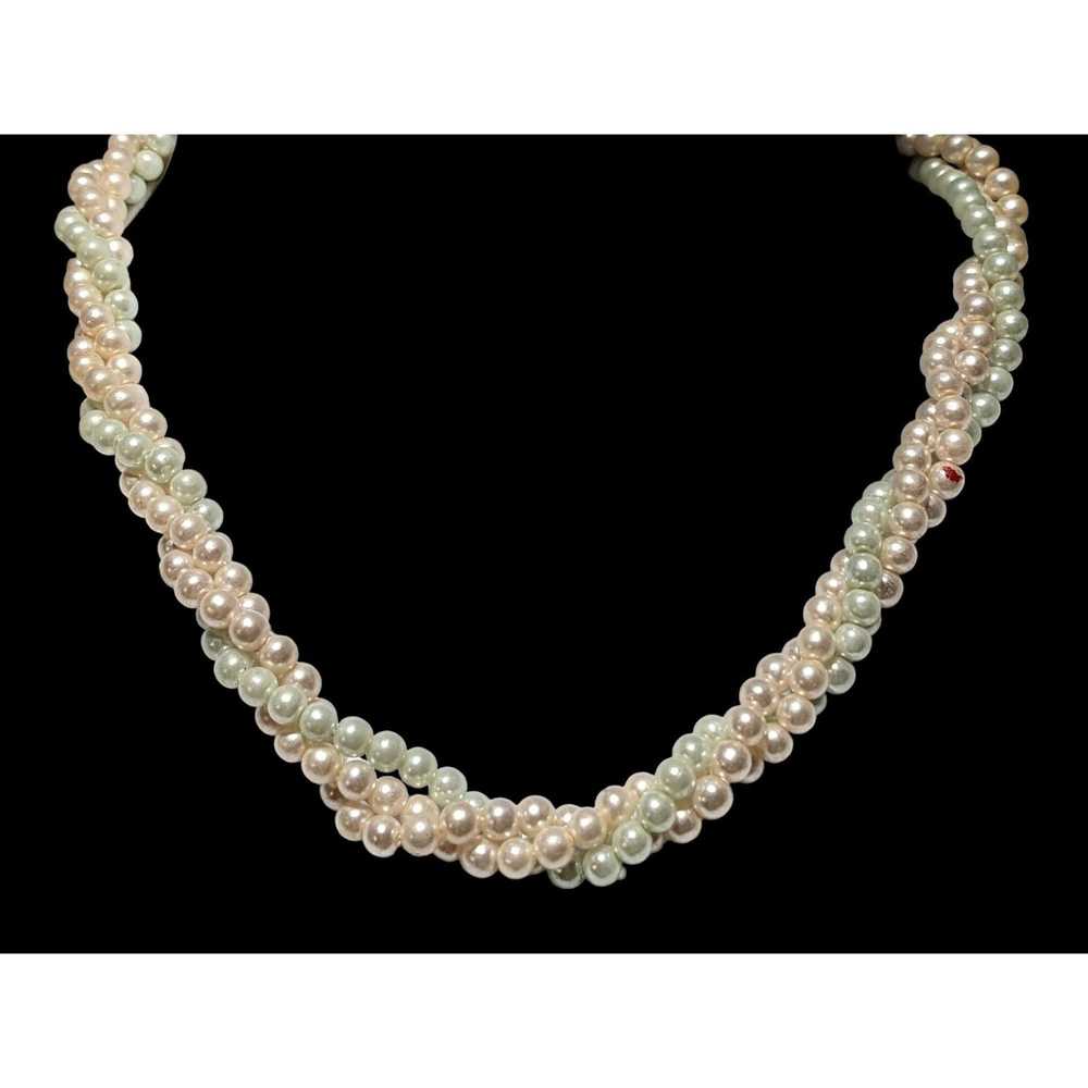 Other Twisted Pastel Pearl Necklace - image 3