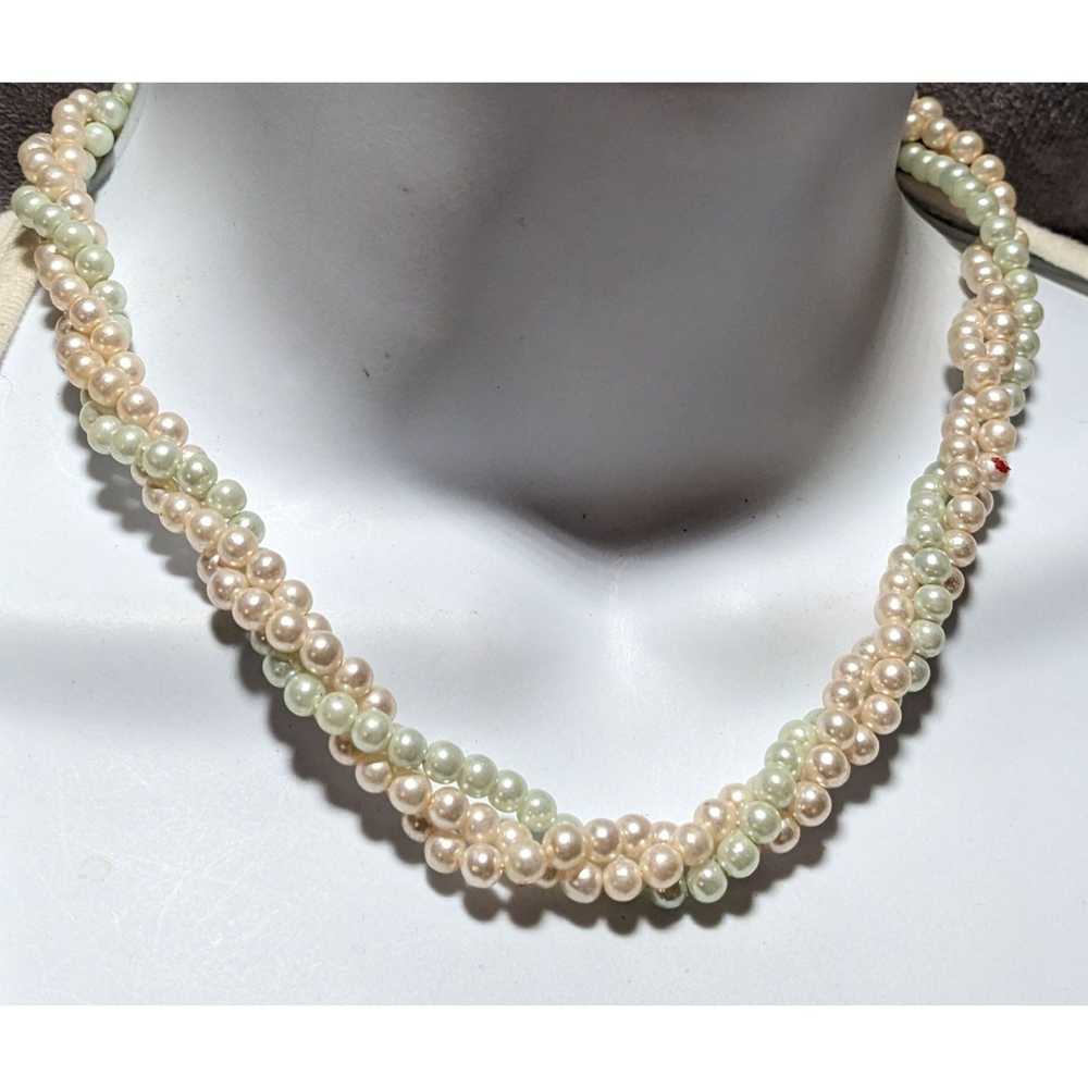 Other Twisted Pastel Pearl Necklace - image 6