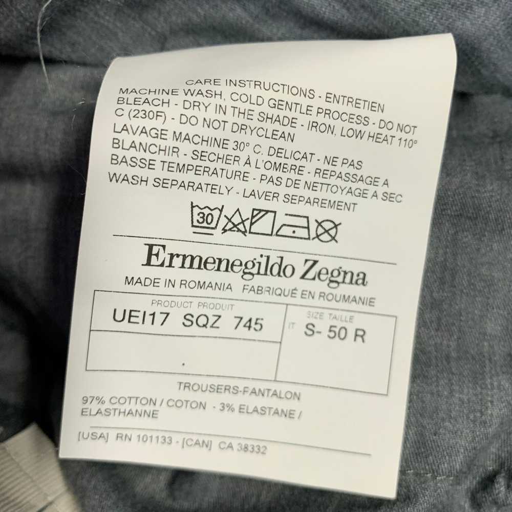Ermenegildo Zegna Tan Cotton Blend Flat Front Cas… - image 4