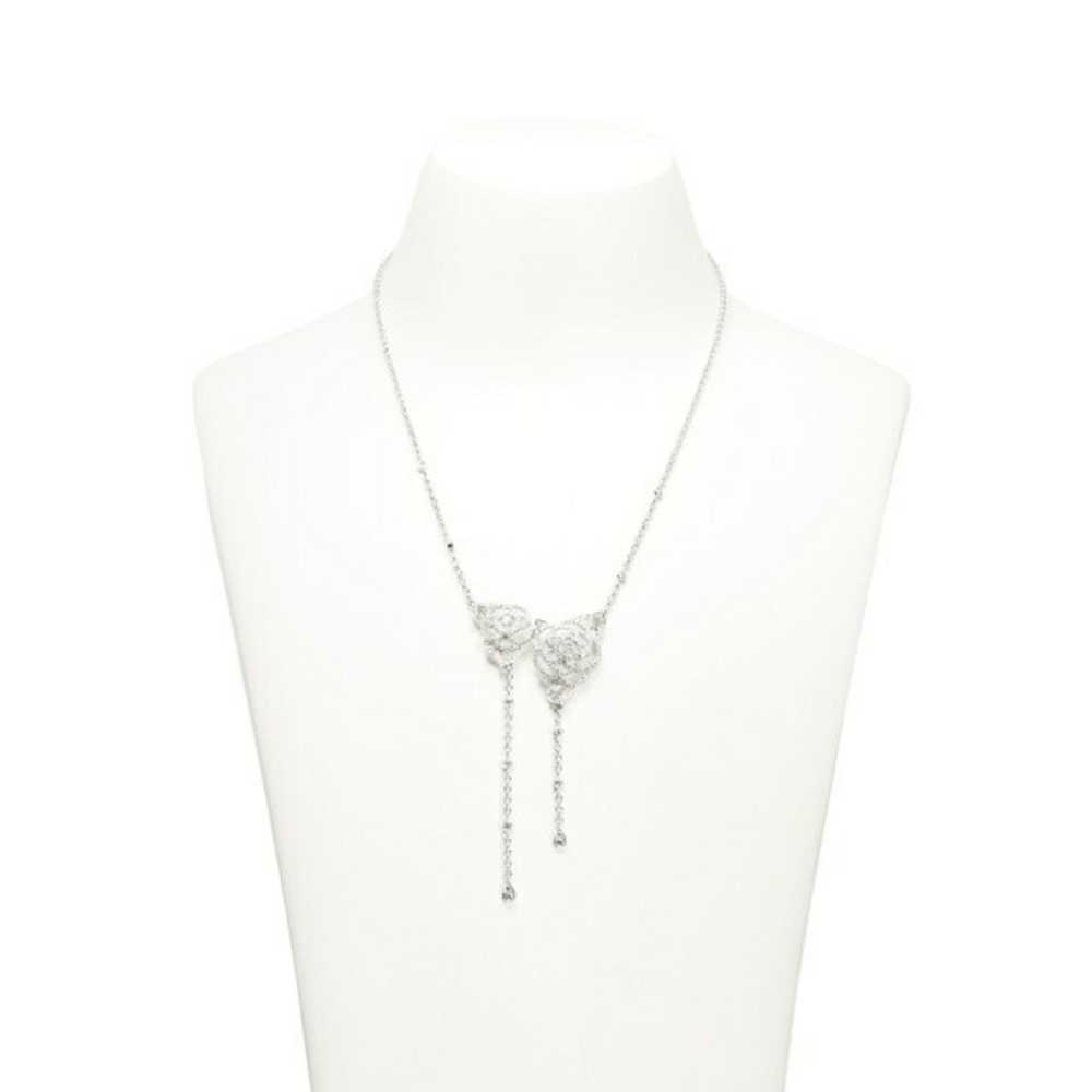 Chanel Chanel Camellia K18WG White Gold Necklace - image 2