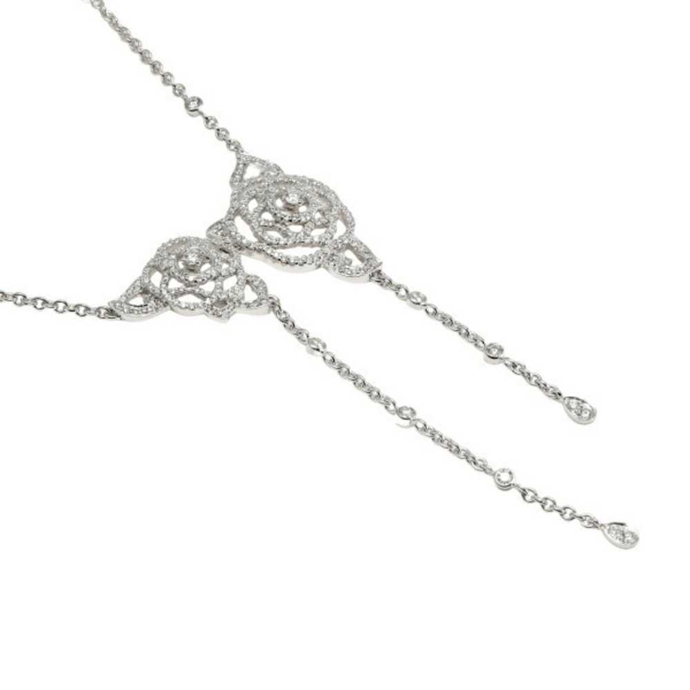 Chanel Chanel Camellia K18WG White Gold Necklace - image 3