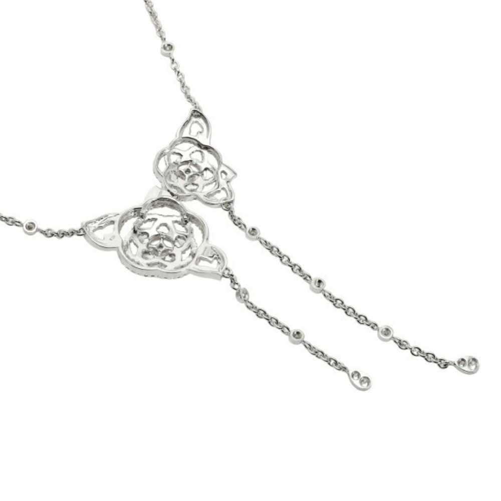 Chanel Chanel Camellia K18WG White Gold Necklace - image 4