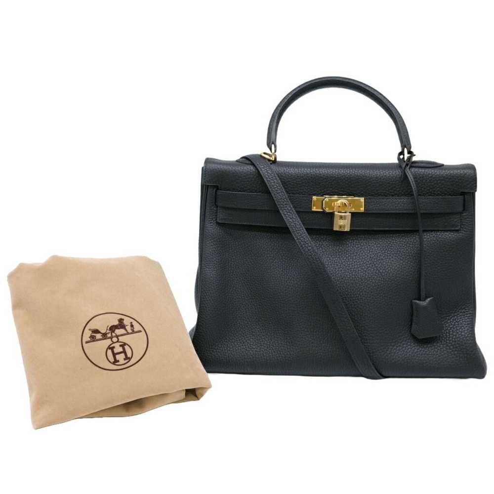 Hermes HERMES Kelly 35 handbag tote in Taurillon … - image 1