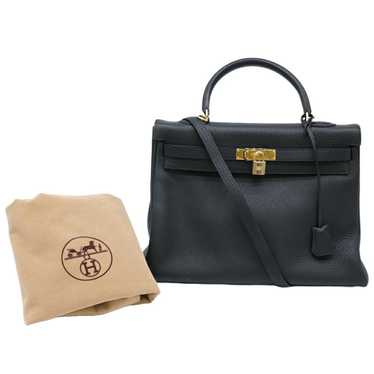 Hermes HERMES Kelly 35 handbag tote in Taurillon … - image 1