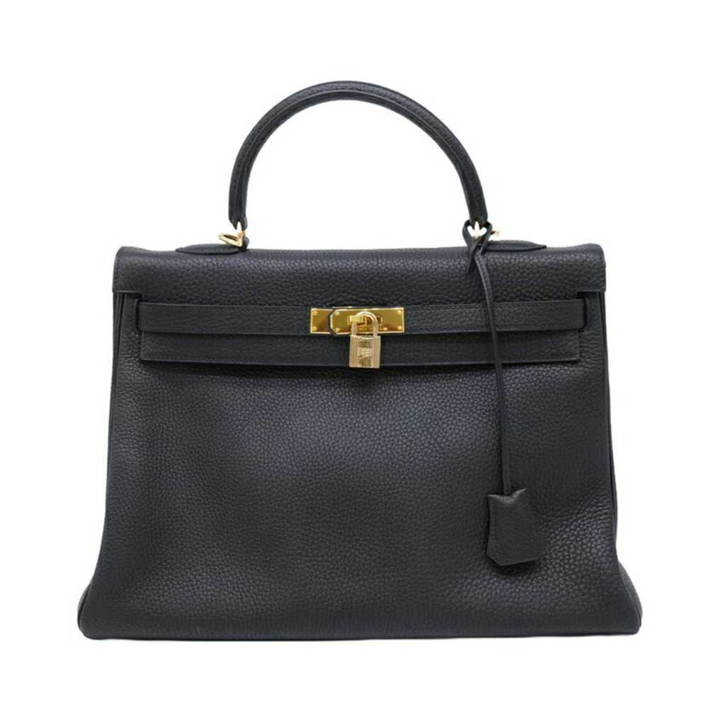 Hermes HERMES Kelly 35 handbag tote in Taurillon … - image 2