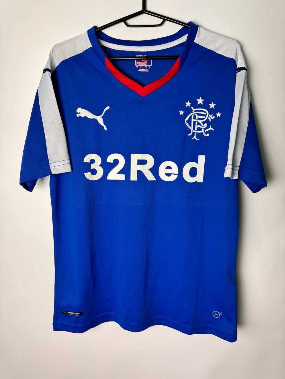 Puma × Soccer Jersey × Vintage GLASGOW RANGERS 20… - image 1