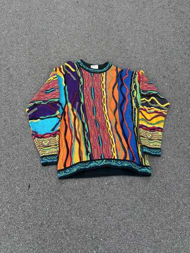 Coogi × Vintage COOGI Vintage 3D Knit sweater Mult