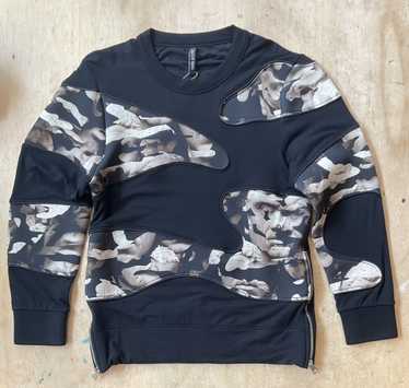 Neil Barrett Neil Barrett Modernist Camo Sweatshi… - image 1