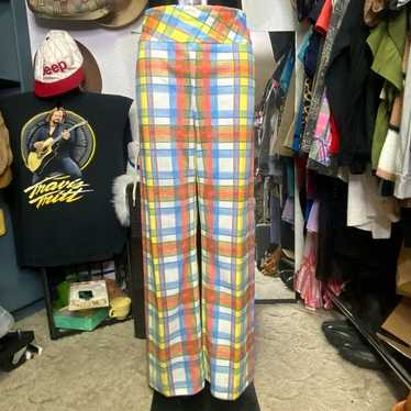 Unkwn 1969. White Stag Vintage Plaid Pull on Pants