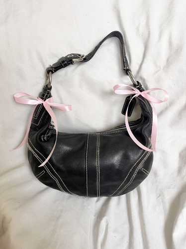 Coach Vintage Coach hobo bag in black leather