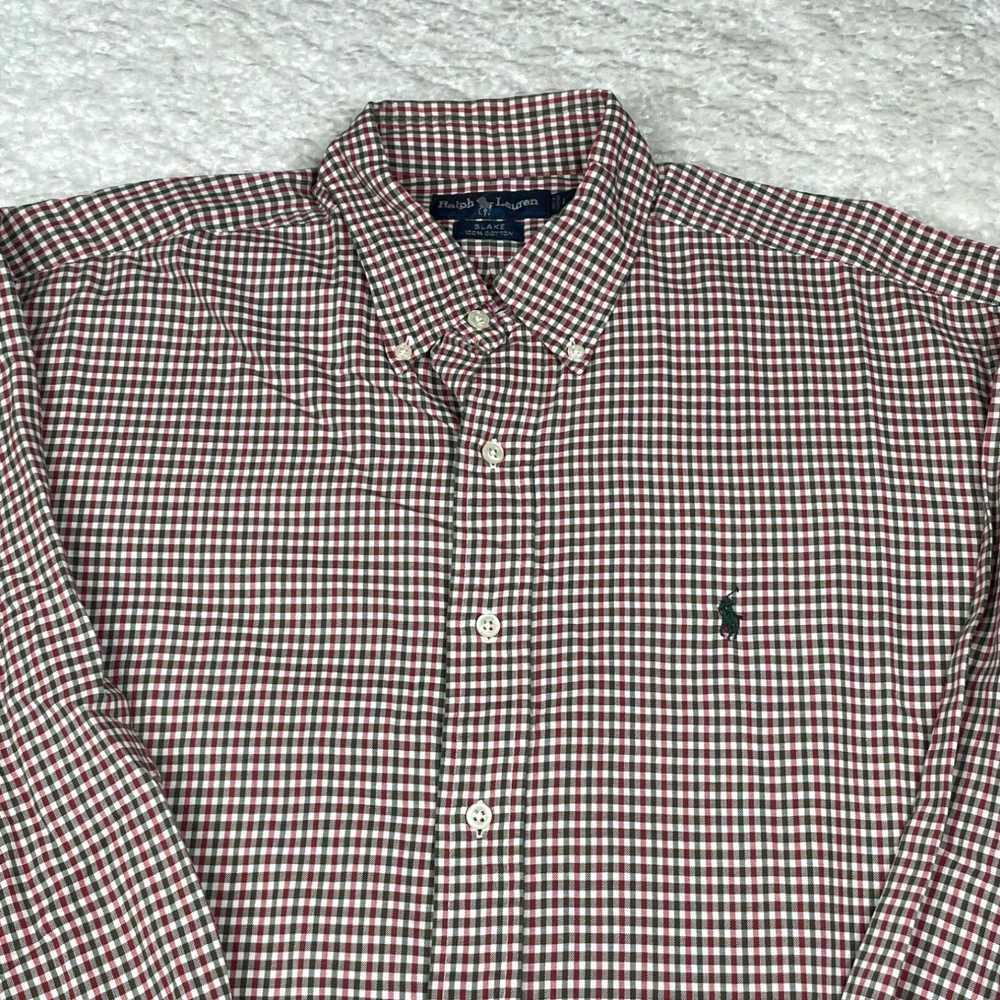 Ralph Lauren Ralph Lauren Shirt Men XL Blake Red … - image 3