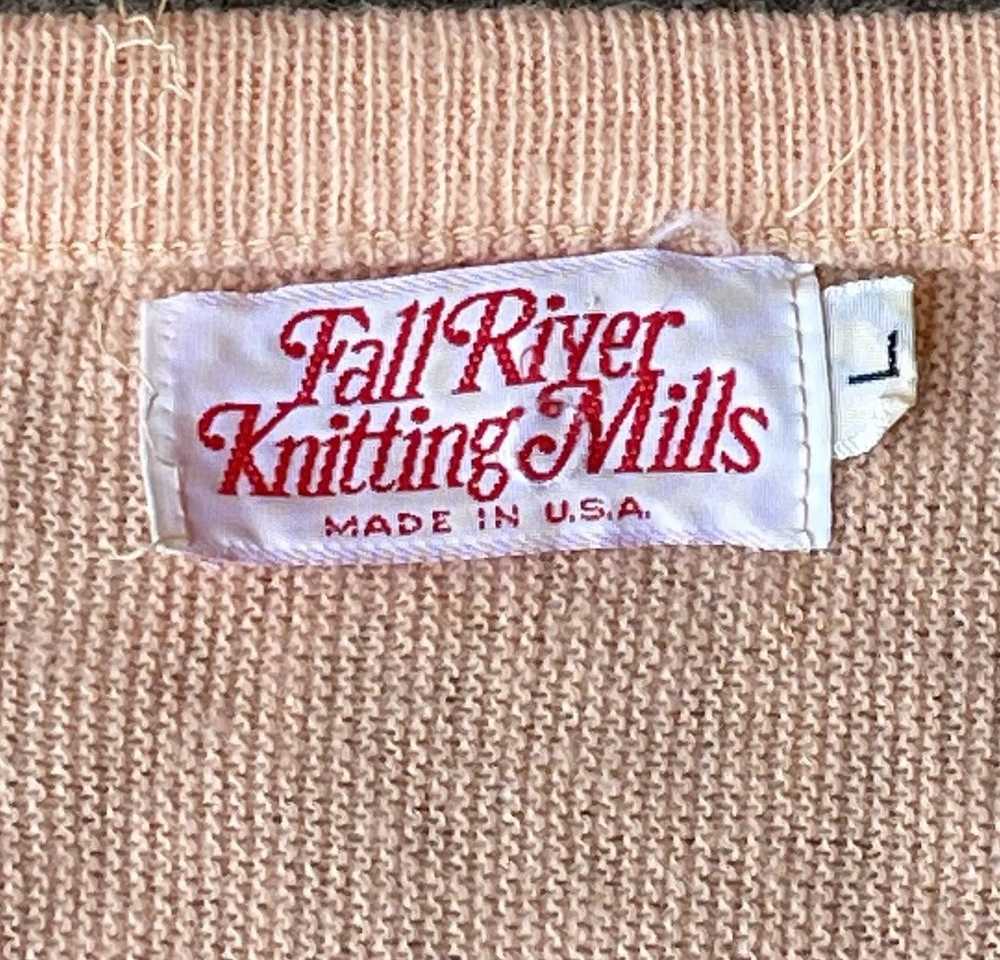 Vintage 70s/80s Fall River Knitting Mills Whale E… - image 2