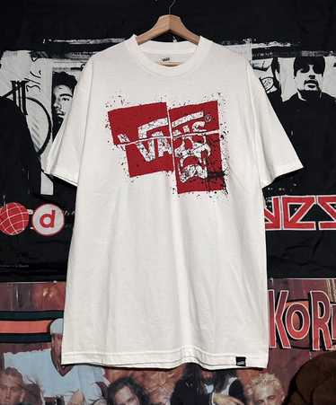 Vans × Vintage Y2K grunge skull Vans shirt