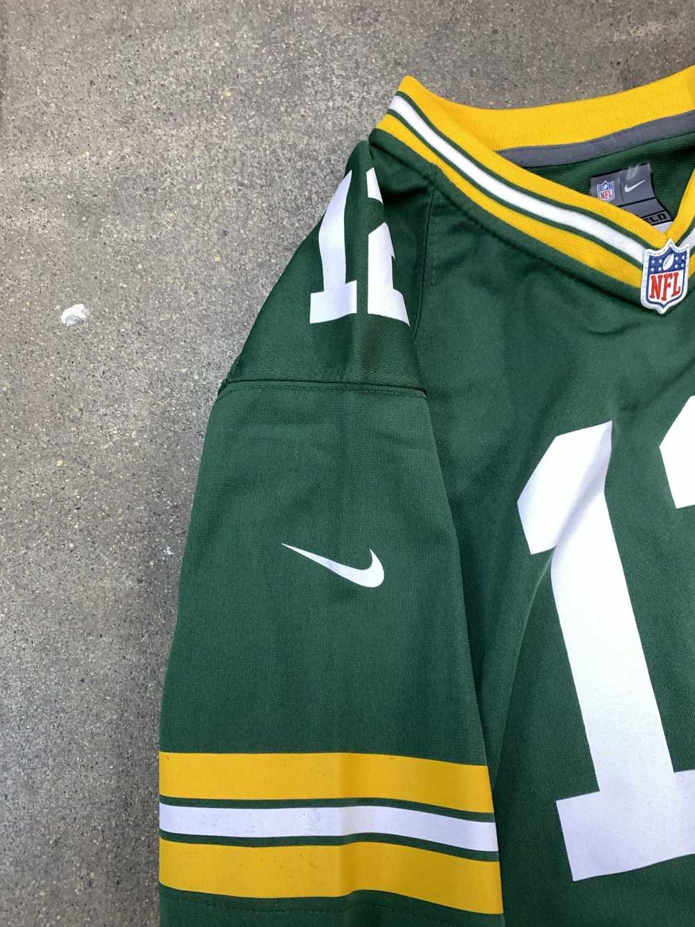 NFL × Vintage Nike Aaron Rodgers #12 Jersey Green… - image 5