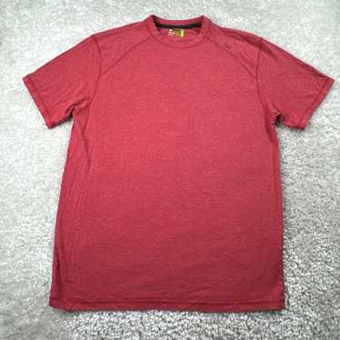 Tasc Performance Tasc Shirt Mens Medium Red Short 