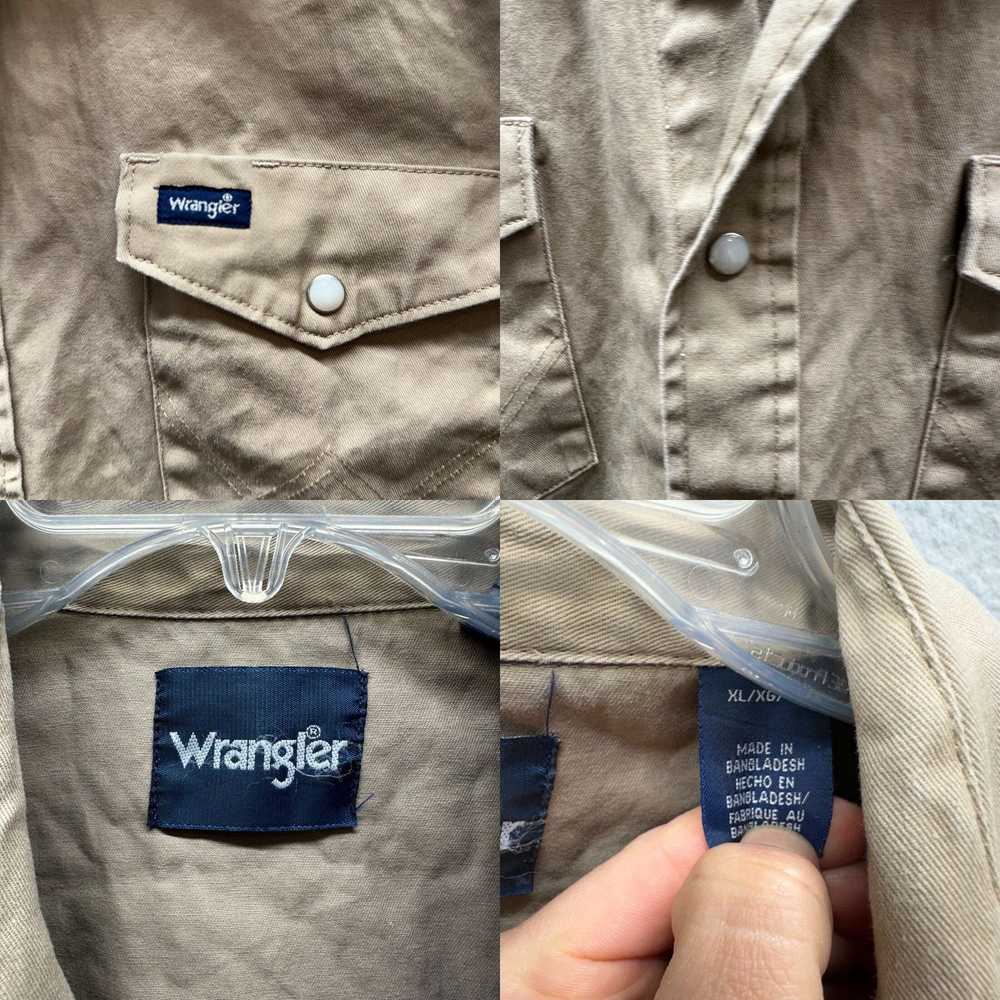 Wrangler Wrangler Shirt Adult Extra Large XL Brow… - image 4
