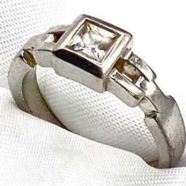 Sterling Silver AAE Sterling 925 Silver & Cz Ring 