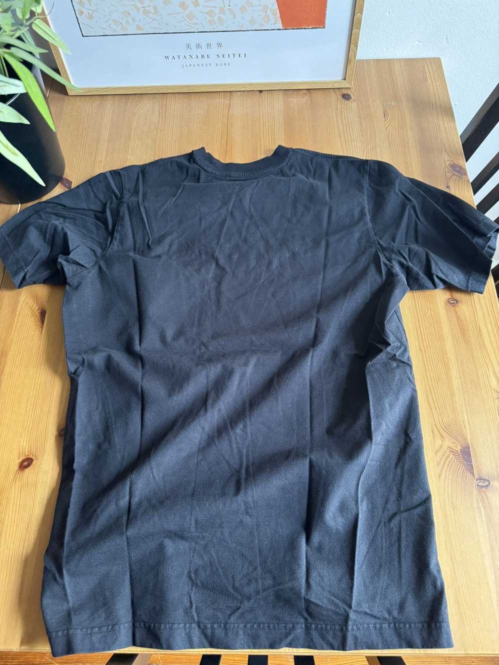 Supreme Supreme Black logo embroidered tee - image 5