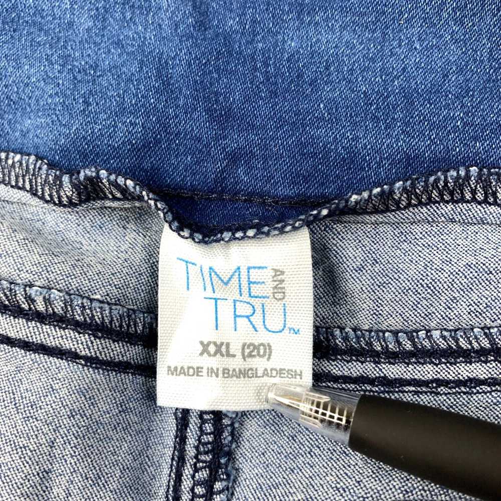 Vintage Time and Tru Pull-On Stretch Denim Jean S… - image 2