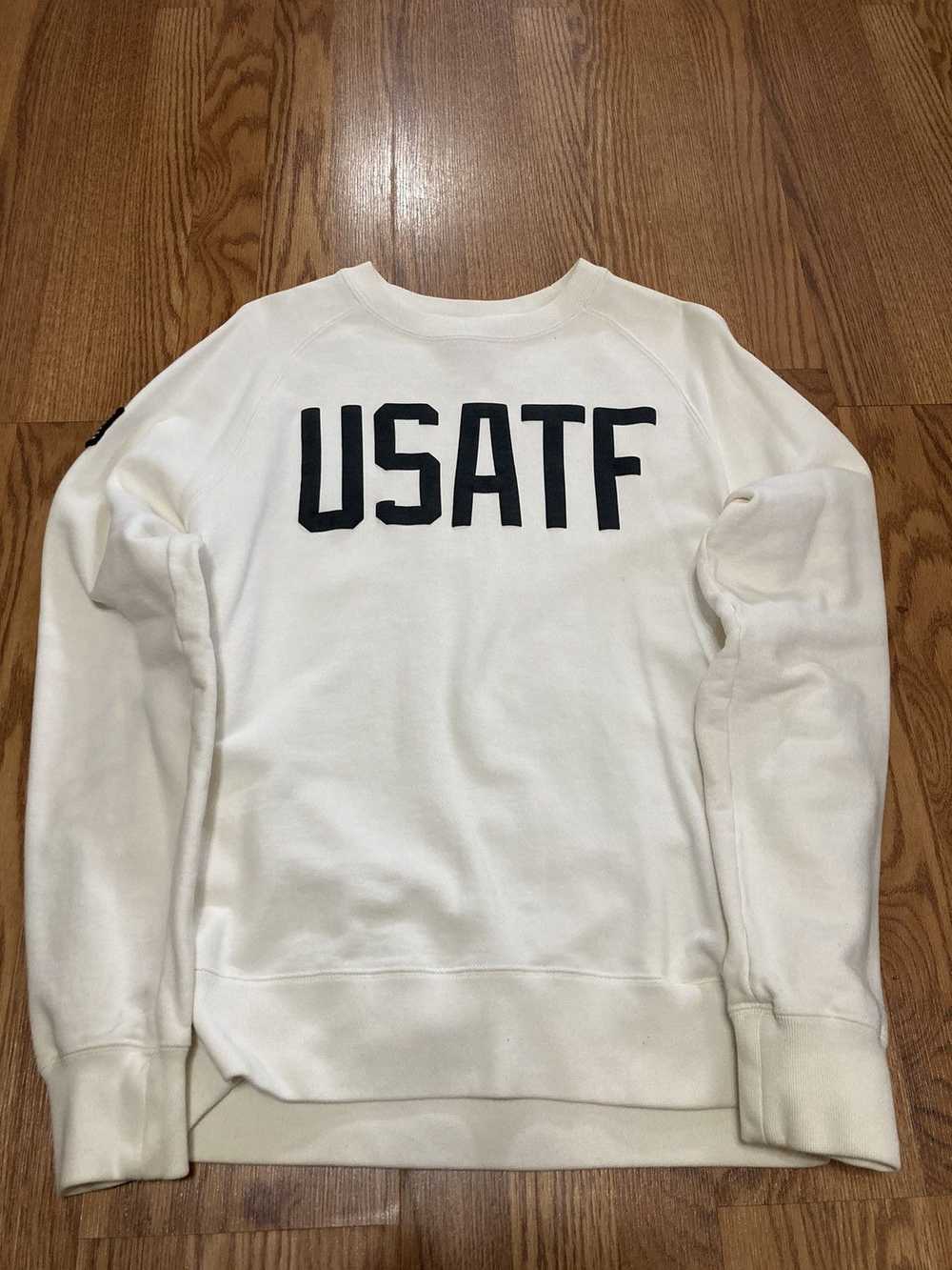 Nike Nike USATF Crewneck Cream Vintage Sportswear… - image 1