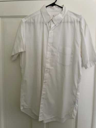 J.Crew White Button Up Short Sleeve Shirt