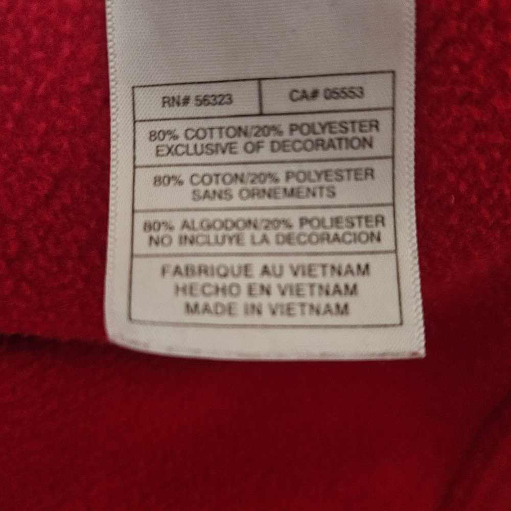 Nike Red Ohio State Quarter Zip Sweatshirt Size M… - image 3