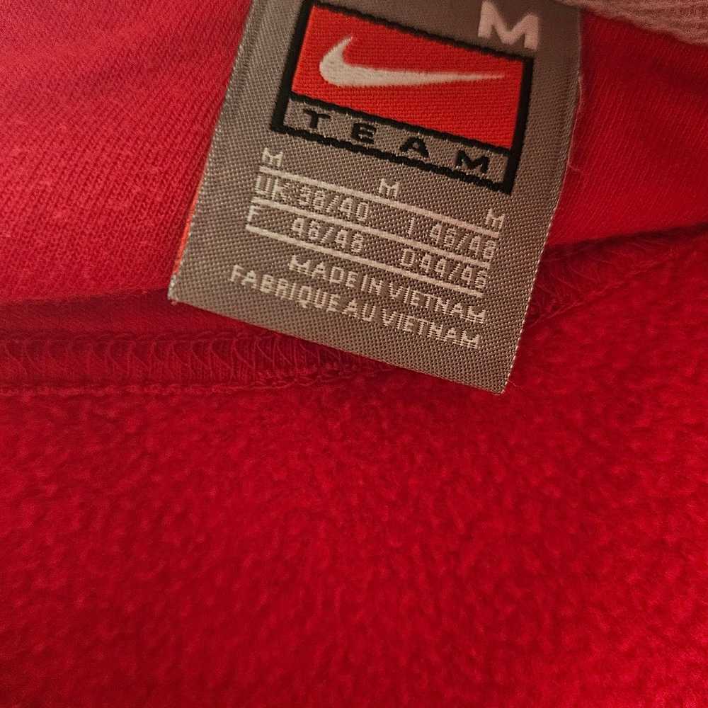 Nike Red Ohio State Quarter Zip Sweatshirt Size M… - image 4