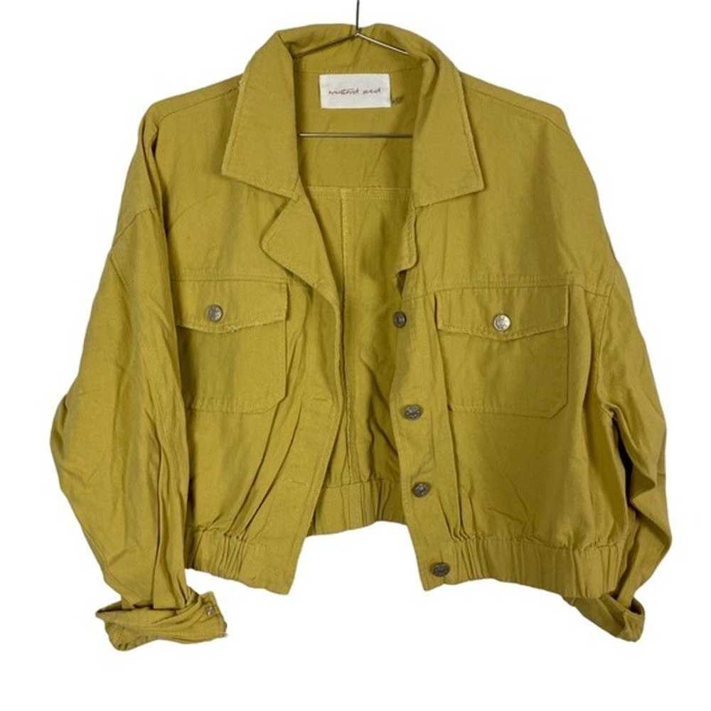Other Mustard Seed Retro Cropped Button Up Croppe… - image 1