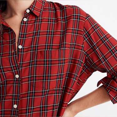 Madewell Madewell Oversized Ex-Boyfriend Shirt in… - image 1