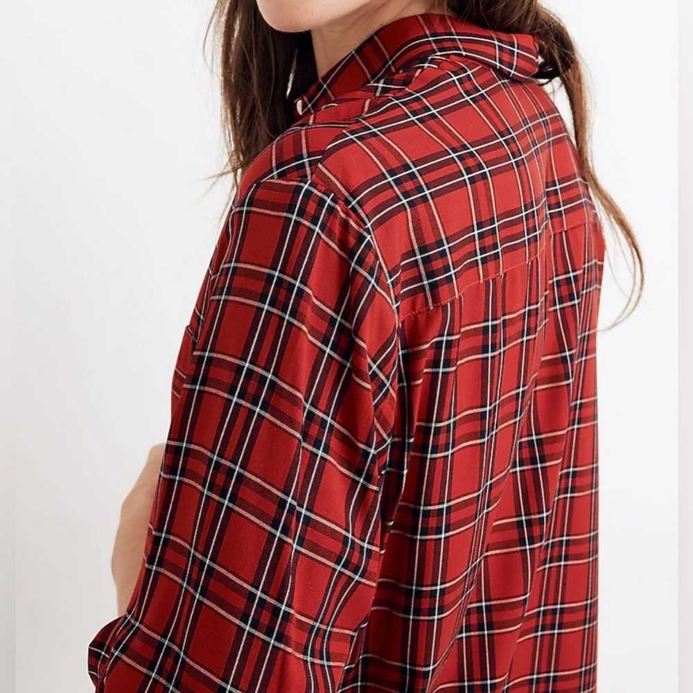 Madewell Madewell Oversized Ex-Boyfriend Shirt in… - image 2