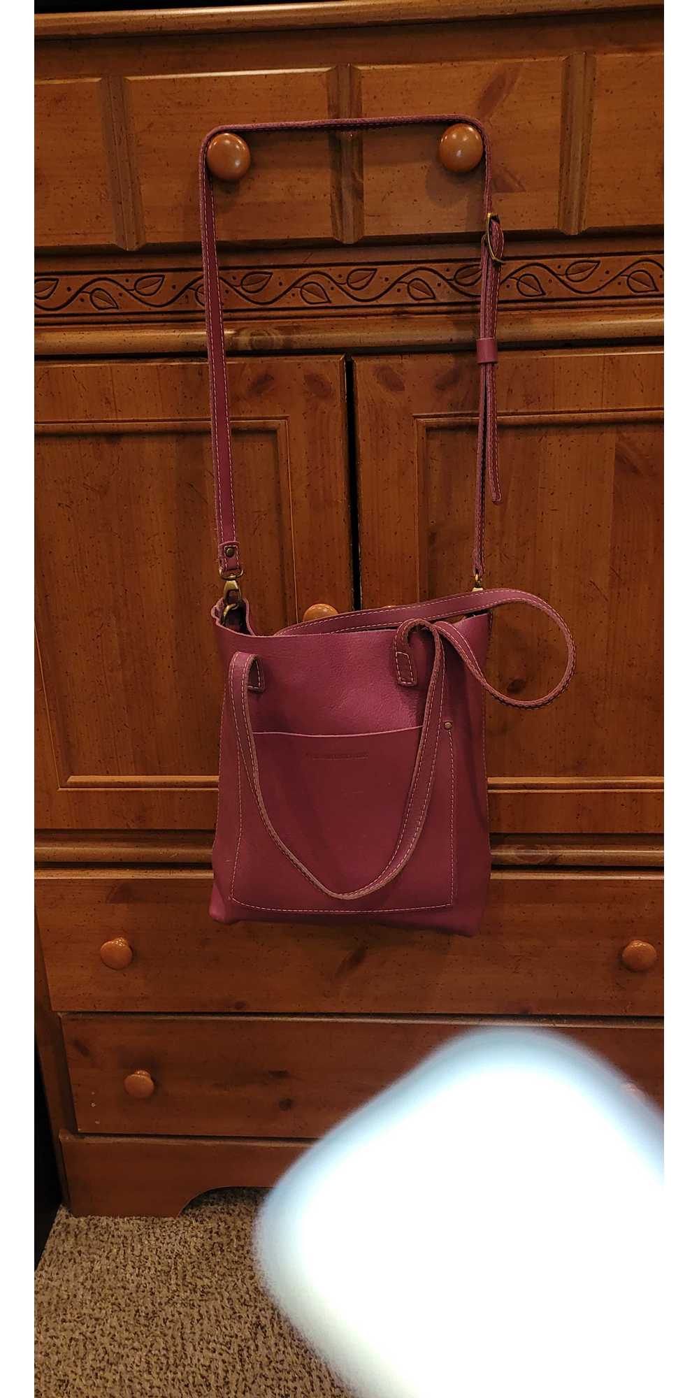 Portland Leather 'Almost Perfect' Crossbody Tote - image 2