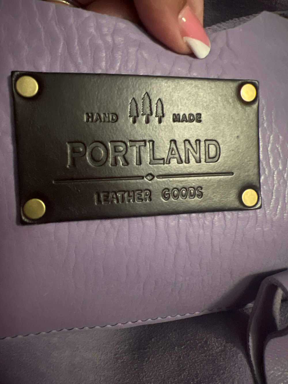 Portland Leather Wisteria Large Zip Tote - image 4