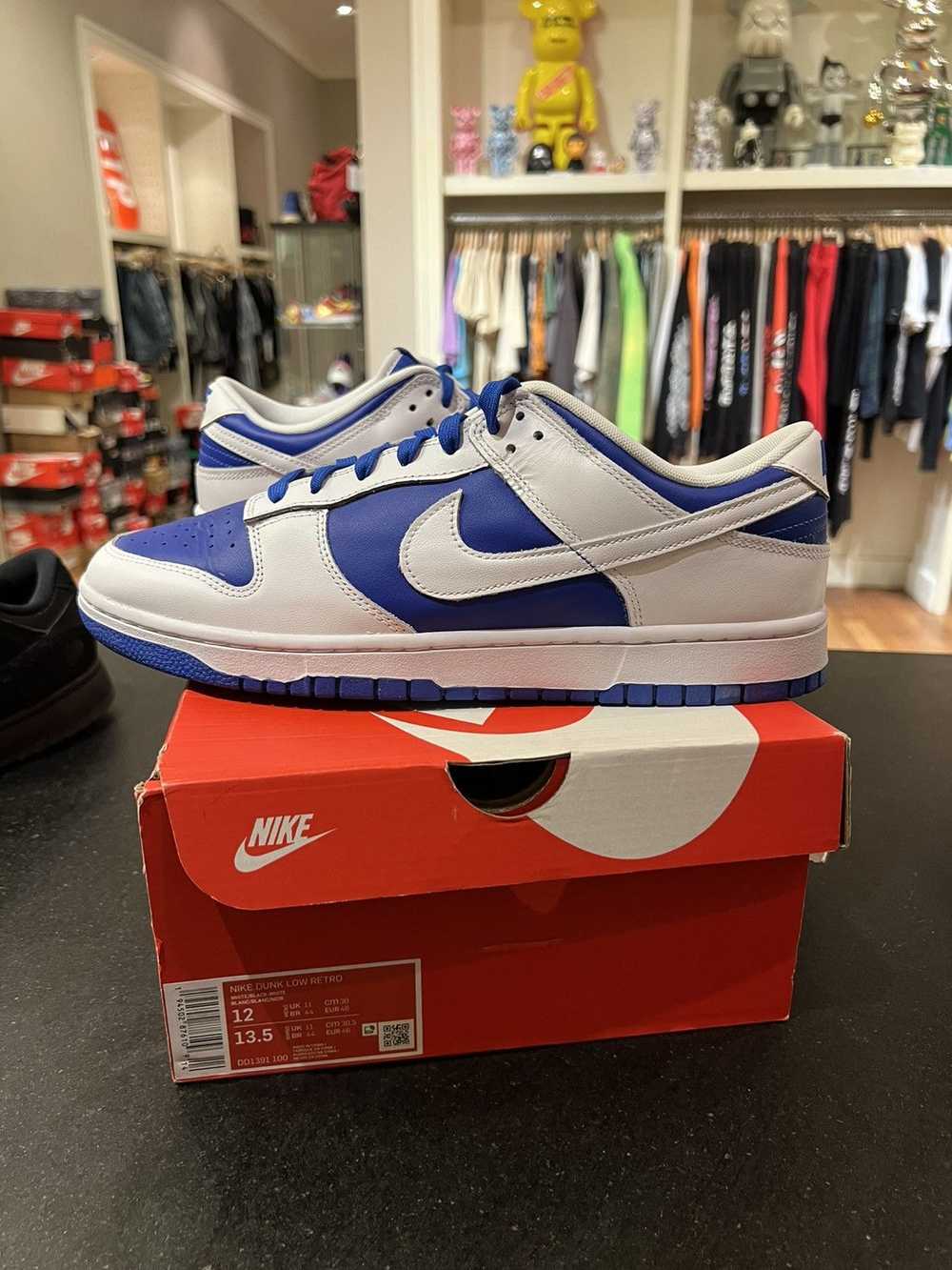 Nike Nike dunk low retro white blue - image 2