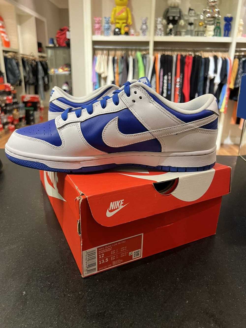 Nike Nike dunk low retro white blue - image 5