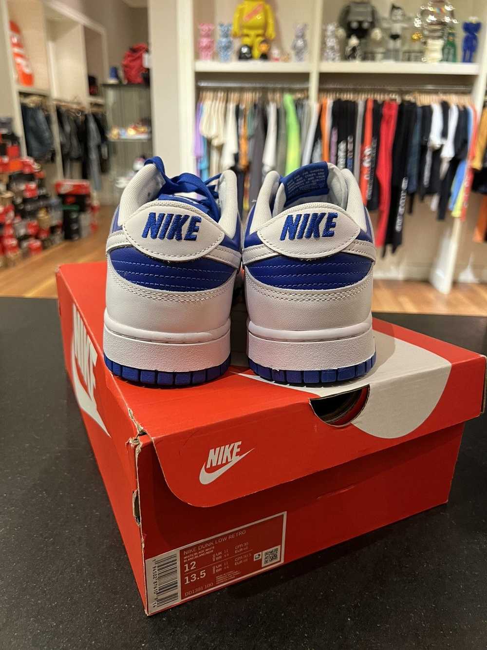 Nike Nike dunk low retro white blue - image 6