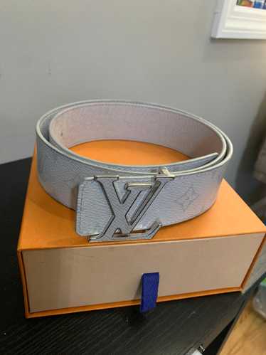 Louis Vuitton White Reversible Monogram Belt