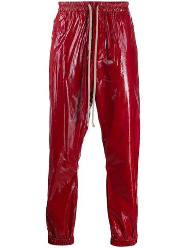 Rick Owens FW19 Larry Wet Look Track Pants sz46 f… - image 1