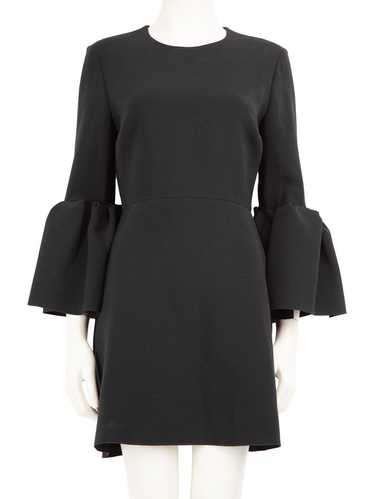 Roksanda Black Ruffle Sleeves Mini Dress