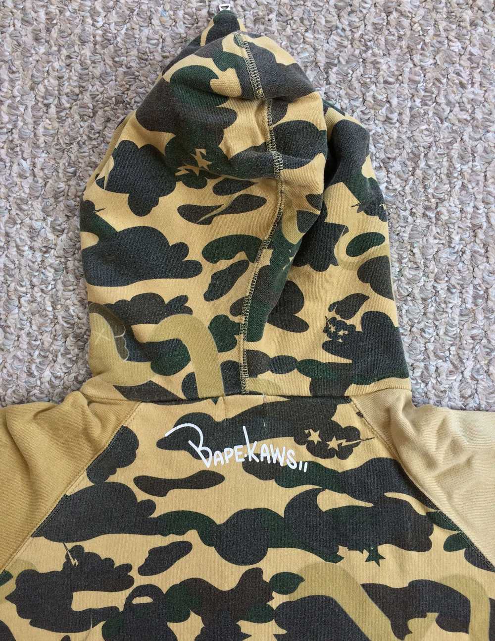 Bape × Kaws 2005 Bape x Kaws Crazy Camo Full Zip … - image 7