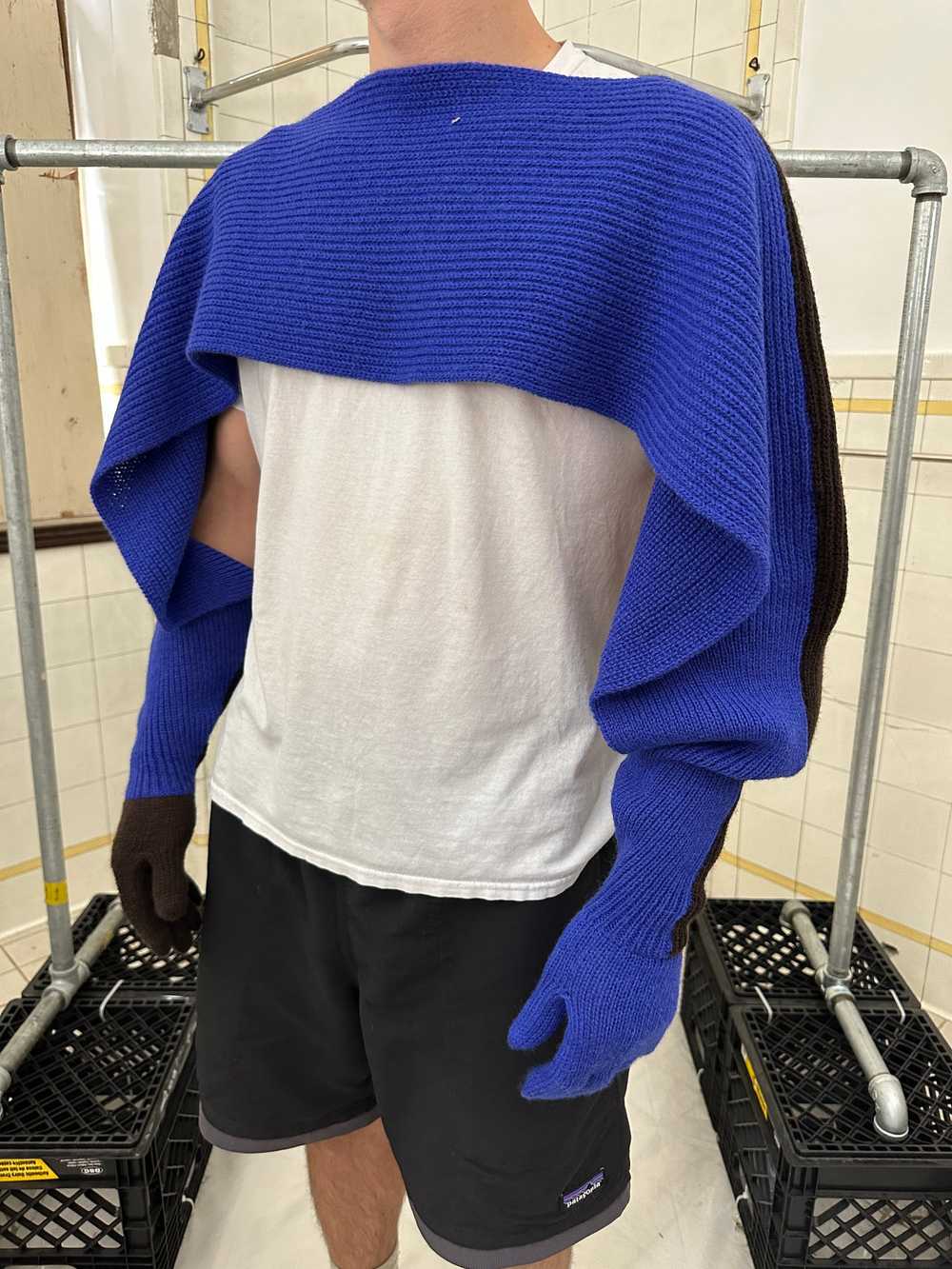 1980s Issey Miyake Knit Bolero with Gloves - image 7