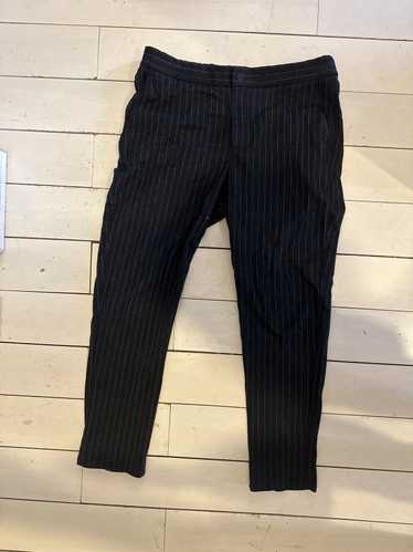 Zara Pinstripe navy joggers