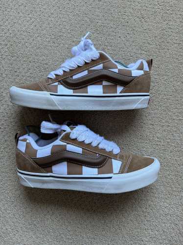 Vans Vans Knu Skool Mega Checkered Brown Size 9