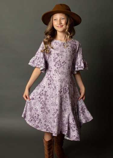 Joyfolie Emilia Dress in Lavender Floral - image 1