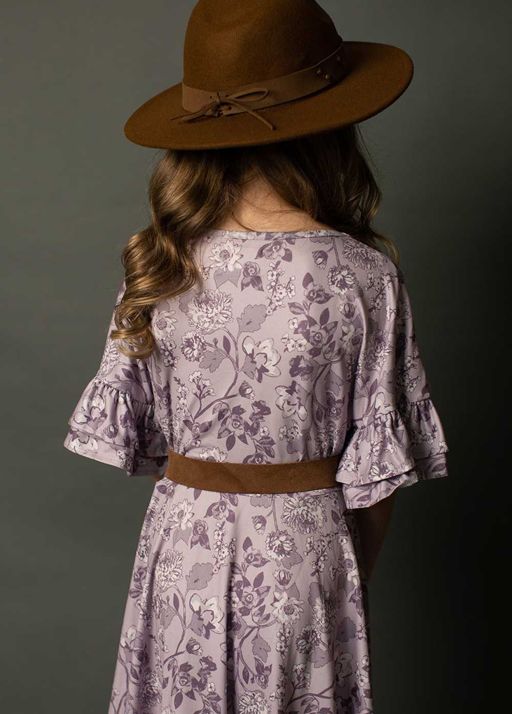 Joyfolie Emilia Dress in Lavender Floral - image 4